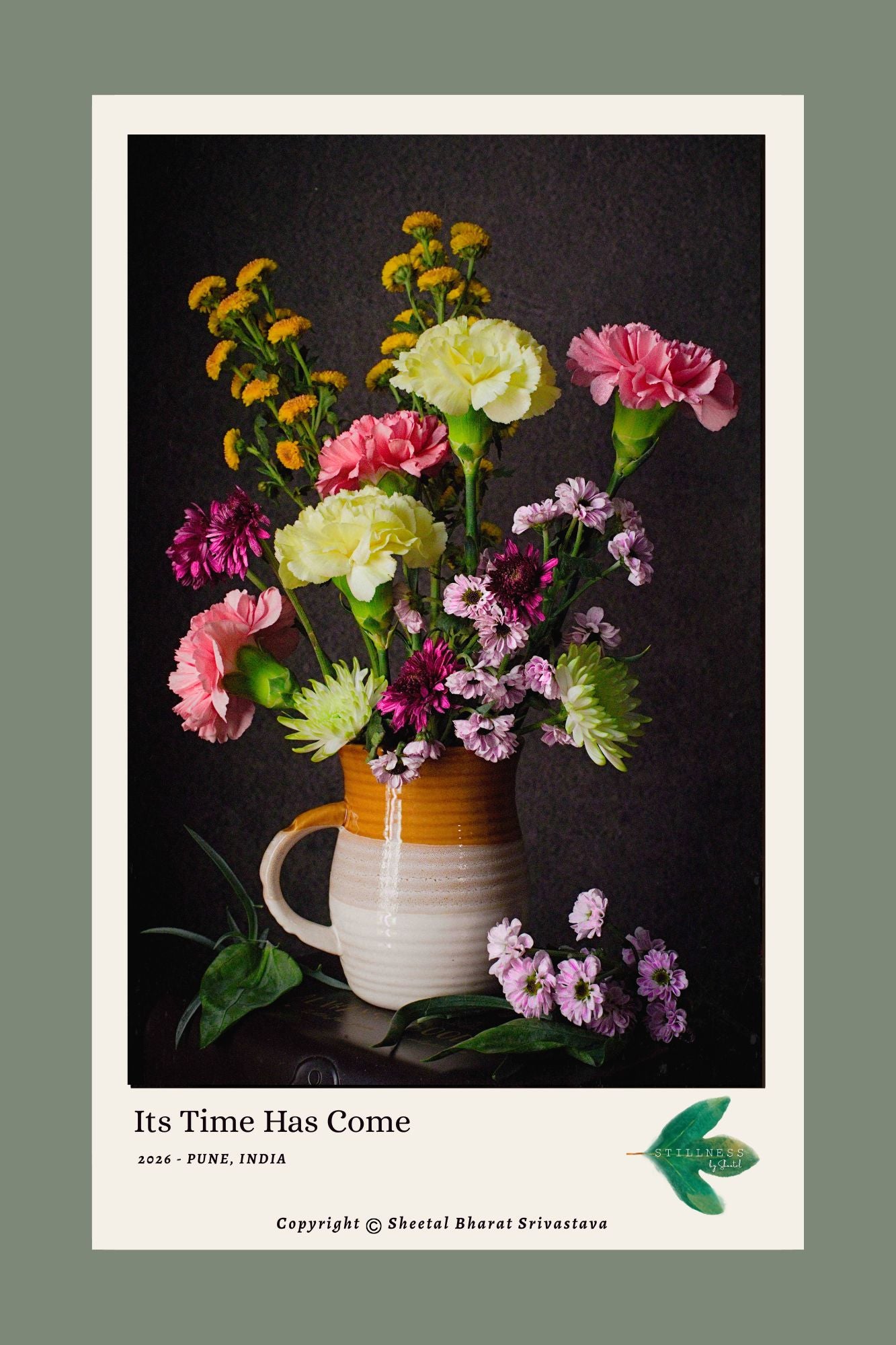 "Its Time Has Come" Print - Floral Wall Art Decor